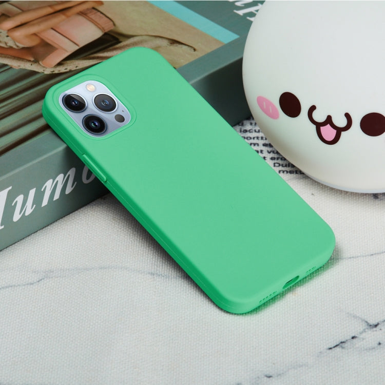 For iPhone 15 Pro Solid Color Silicone Phone Case(Green) - iPhone 15 Pro Cases by PMC Jewellery | Online Shopping South Africa | PMC Jewellery