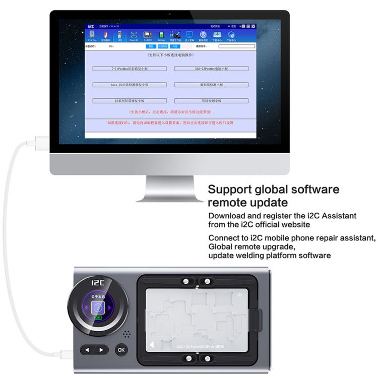 i2C T20 Intelligent Motherboard Middle Layered Heating Platform For iPhone X-13 Series, Plug:US - free shipping - PMC TechLife - Order now!