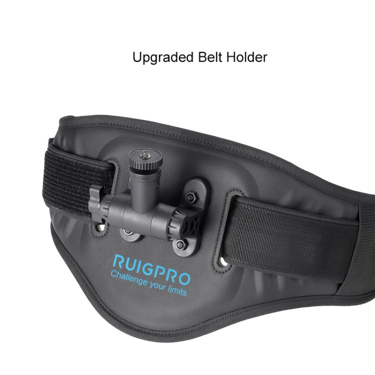 RUIGPRO Waist Belt Mount Strap With Adapter & Selfie Stick - Chest Belt by RUIGPRO | Online Shopping South Africa | PMC Jewellery