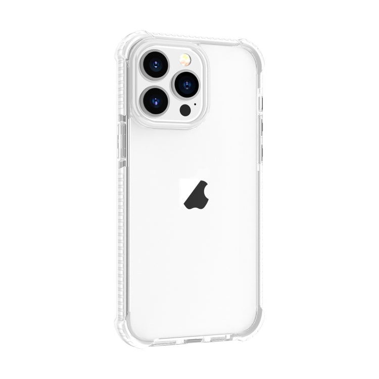 For iPhone 15 Pro Max Four-corner Shockproof TPU + Acrylic Phone Case(Transparent) - iPhone 15 Pro Max Cases by PMC TechLife | Online Shopping South Africa | PMC TechLife