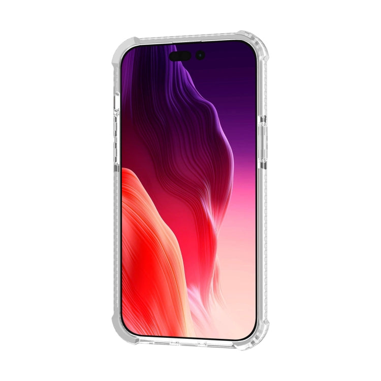 For iPhone 15 Pro Max Four-corner Shockproof TPU + Acrylic Phone Case(Transparent) - iPhone 15 Pro Max Cases by PMC TechLife | Online Shopping South Africa | PMC TechLife