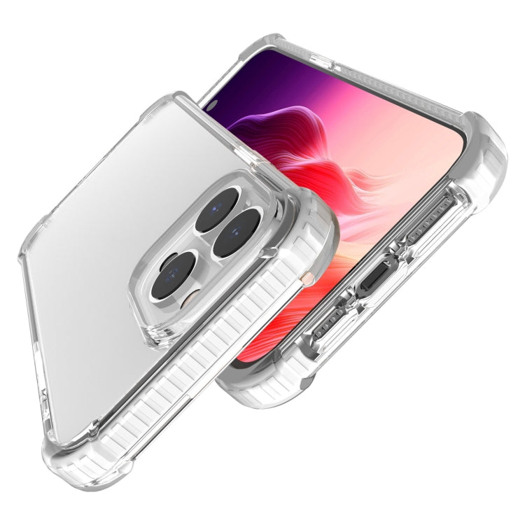 For iPhone 15 Pro Max Four-corner Shockproof TPU + Acrylic Phone Case(Transparent) - iPhone 15 Pro Max Cases by PMC Jewellery | Online Shopping South Africa | PMC Jewellery