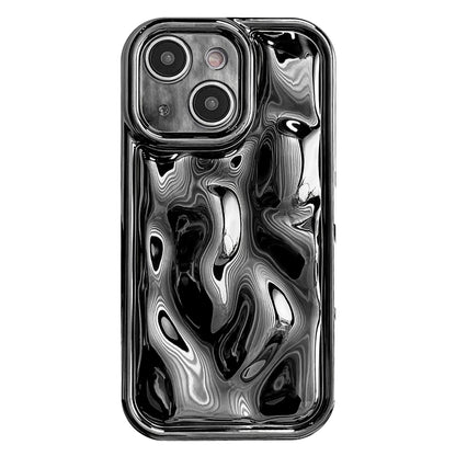 For iPhone 14 Electroplating Meteorite Texture TPU Phone Case(Black) - iPhone 14 Cases by PMC Jewellery | Online Shopping South Africa | PMC Jewellery