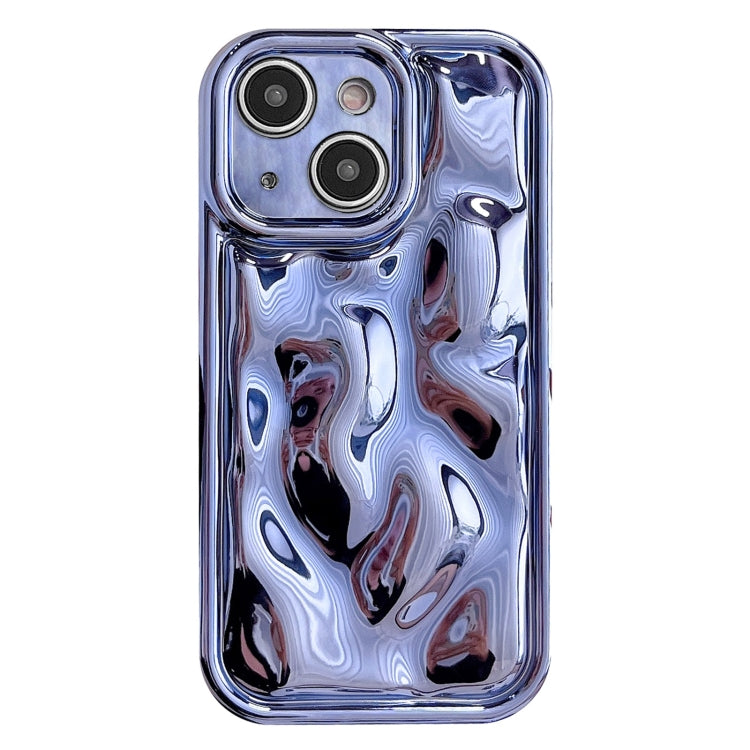 For iPhone 13 Electroplating Meteorite Texture TPU Phone Case(Blue) - free shipping - PMC TechLife - Order now!