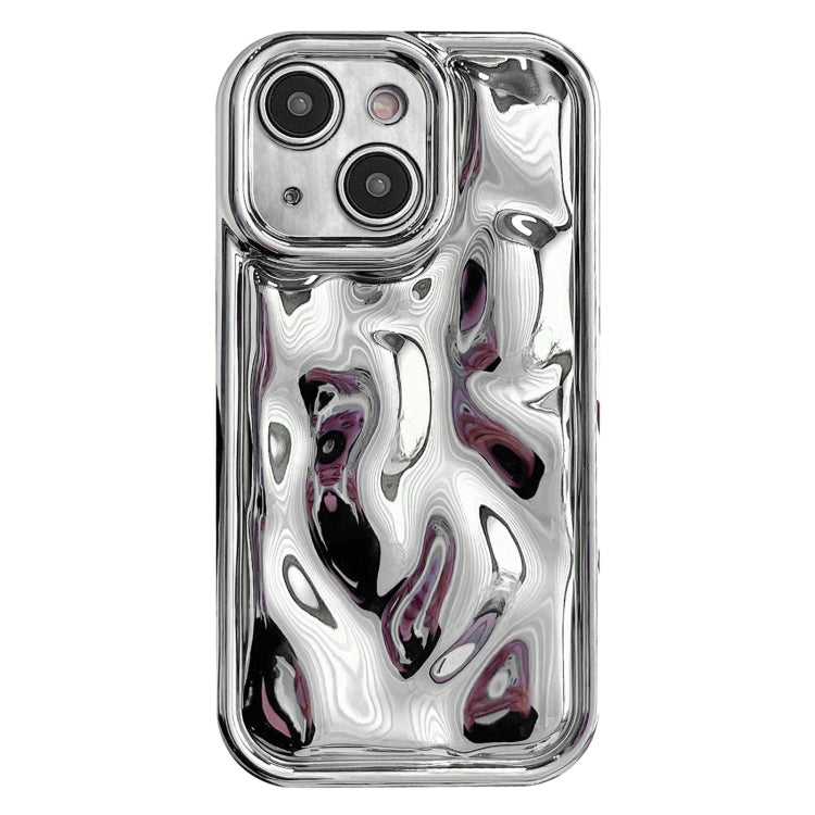 For iPhone 13 Electroplating Meteorite Texture TPU Phone Case(Silver) - free shipping - PMC TechLife - Order now!