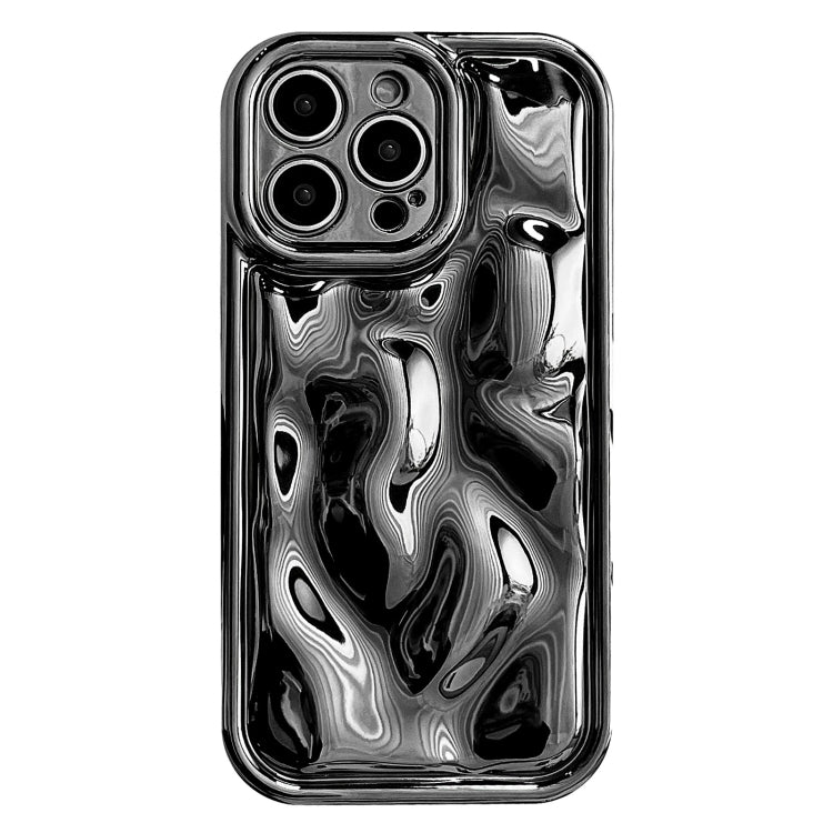 For iPhone 12 Pro Max Electroplating Meteorite Texture TPU Phone Case(Black) - free shipping - PMC TechLife - Order now!