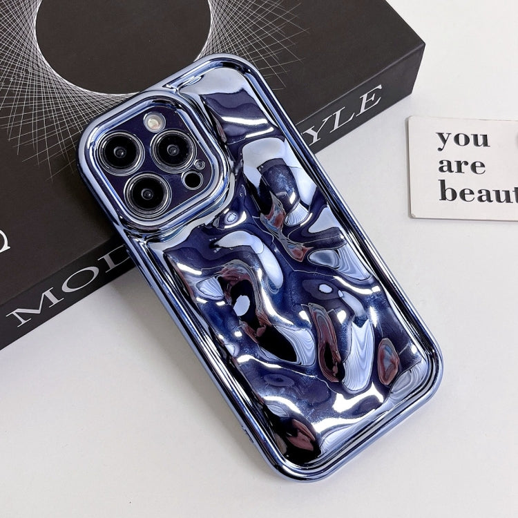 For iPhone 11 Electroplating Meteorite Texture TPU Phone Case(Blue) - free shipping - PMC TechLife - Order now!