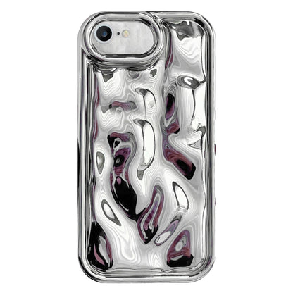 For iPhone 6 / 6s Electroplating Meteorite Texture TPU Phone Case(Silver) - More iPhone Cases by PMC Jewellery | Online Shopping South Africa | PMC Jewellery