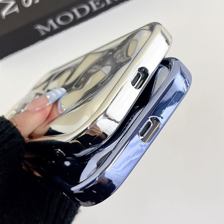 For iPhone 12 Pro Electroplating Meteorite Texture TPU Phone Case(Silver) - free shipping - PMC TechLife - Order now!