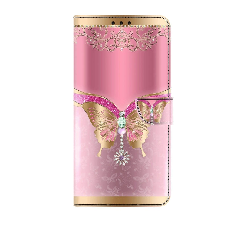 For Xiaomi Redmi 10 Crystal 3D Shockproof Protective Leather Phone Case(Pink Bottom Butterfly) - free shipping - PMC TechLife - Order now!