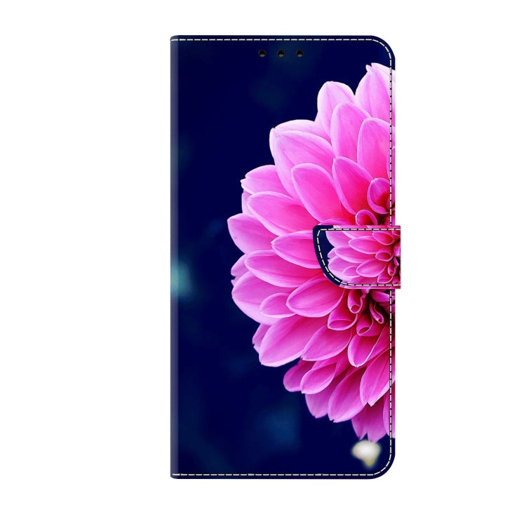 For Xiaomi Redmi 10 Crystal 3D Shockproof Protective Leather Phone Case(Pink Petals) - Xiaomi Cases by PMC Jewellery | Online Shopping South Africa | PMC Jewellery