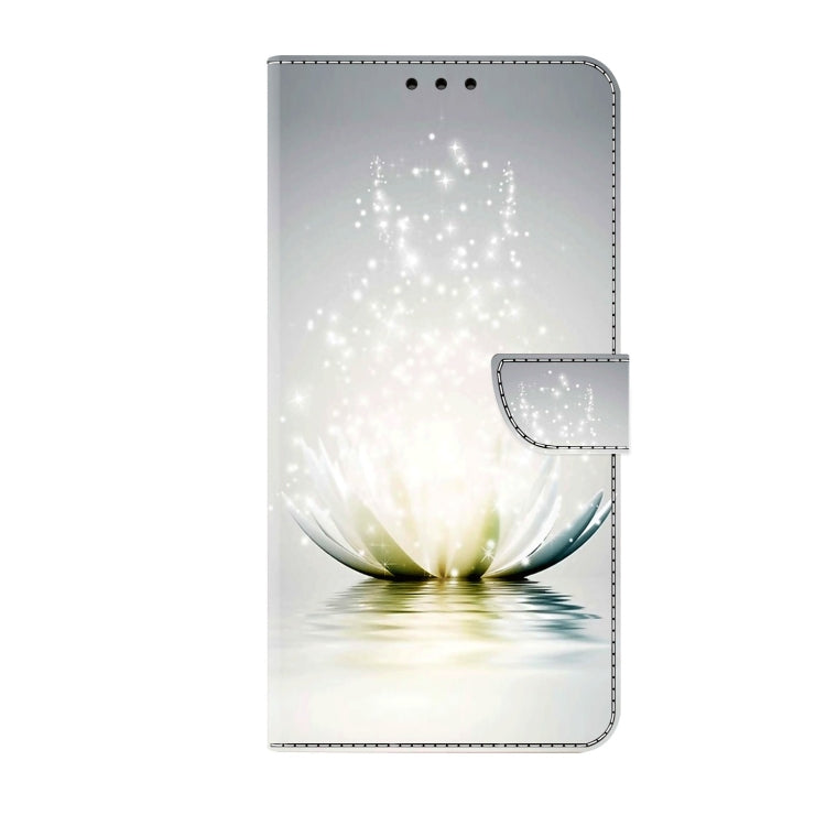 For Xiaomi Redmi 10C Crystal 3D Shockproof Protective Leather Phone Case(Light Lotus) - free shipping - PMC TechLife - Order now!