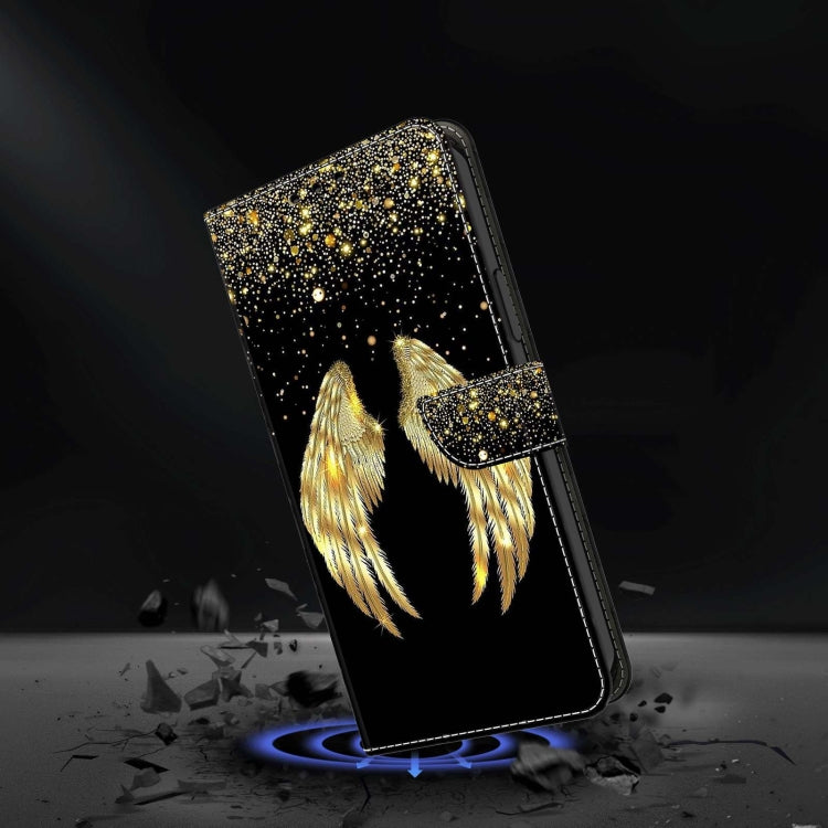 For Xiaomi Redmi 10C Crystal 3D Shockproof Protective Leather Phone Case(Golden Wings) - free shipping - PMC TechLife - Order now!