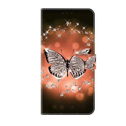 For Xiaomi Redmi 10C Crystal 3D Shockproof Protective Leather Phone Case(Crystal Butterfly) - Xiaomi Cases by PMC Jewellery | Online Shopping South Africa | PMC Jewellery