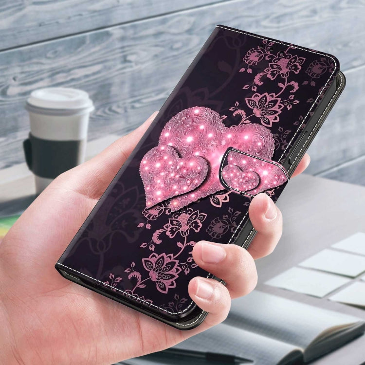For Xiaomi Redmi Note 8 Pro Crystal 3D Shockproof Protective Leather Phone Case(Lace Love) - free shipping - PMC TechLife - Order now!