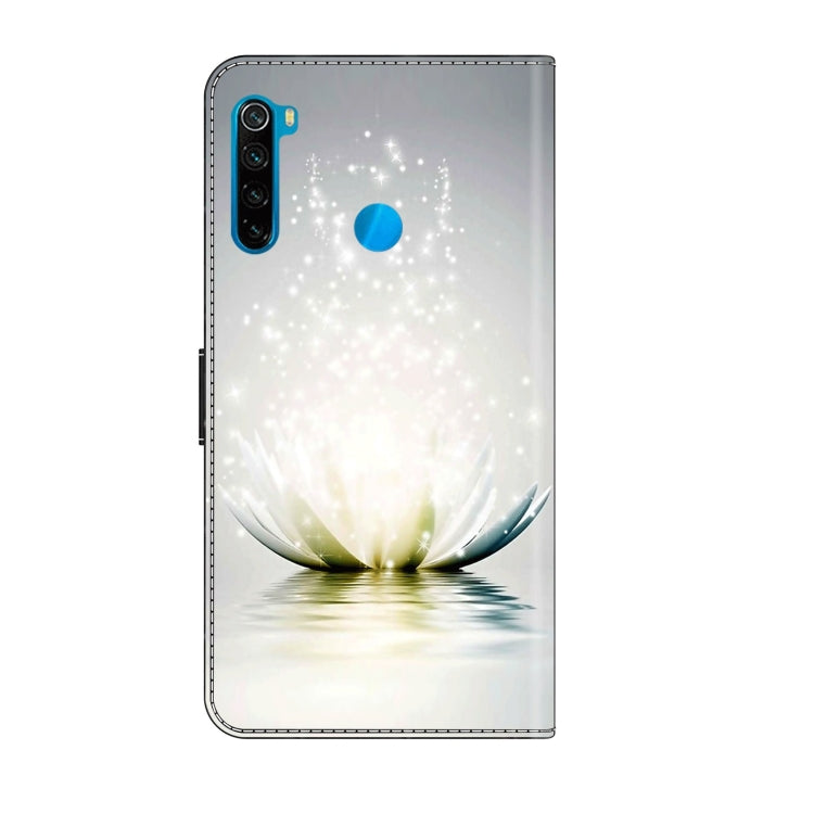 For Xiaomi Redmi Note 8T Crystal 3D Shockproof Protective Leather Phone Case(Light Lotus) - free shipping - PMC TechLife - Order now!