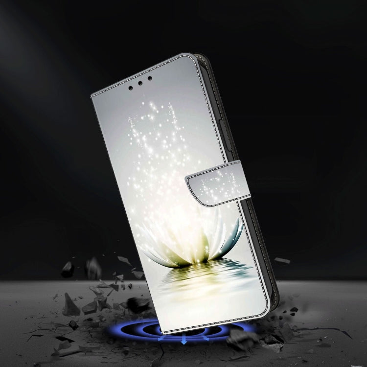 For Xiaomi Redmi Note 8T Crystal 3D Shockproof Protective Leather Phone Case(Light Lotus) - free shipping - PMC TechLife - Order now!