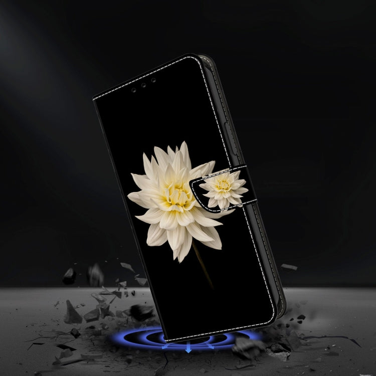 For Xiaomi Redmi Note 8T Crystal 3D Shockproof Protective Leather Phone Case(White Flower) - free shipping - PMC TechLife - Order now!
