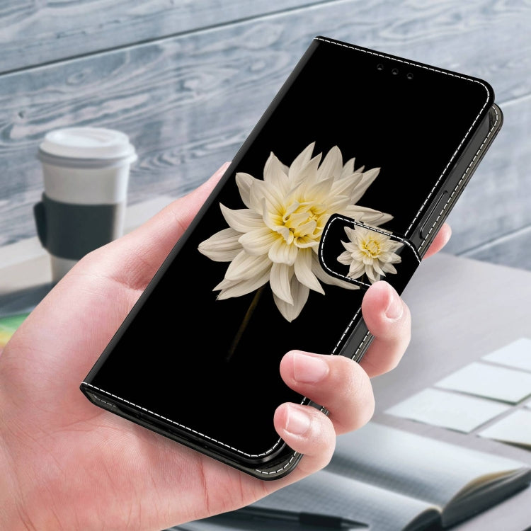 For Xiaomi Redmi Note 8T Crystal 3D Shockproof Protective Leather Phone Case(White Flower) - free shipping - PMC TechLife - Order now!