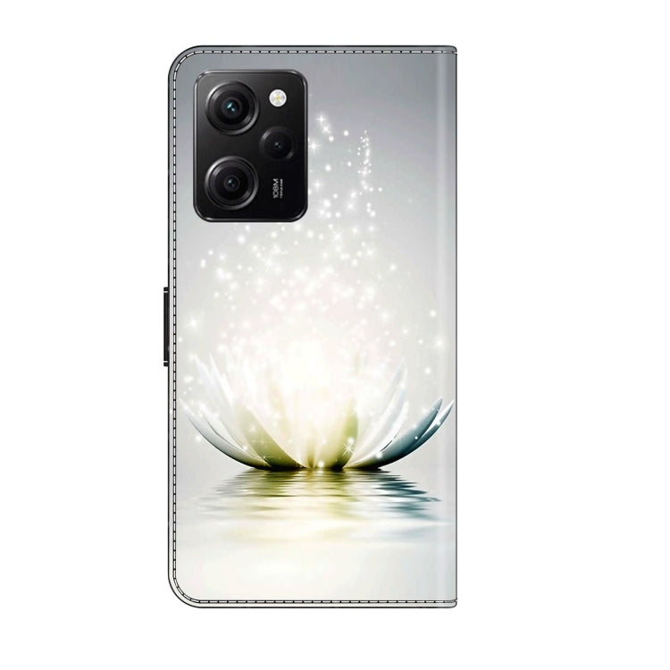 For Xiaomi Redmi Note 12 Pro Global Crystal 3D Shockproof Protective Leather Phone Case(Light Lotus) - free shipping - PMC TechLife - Order now!