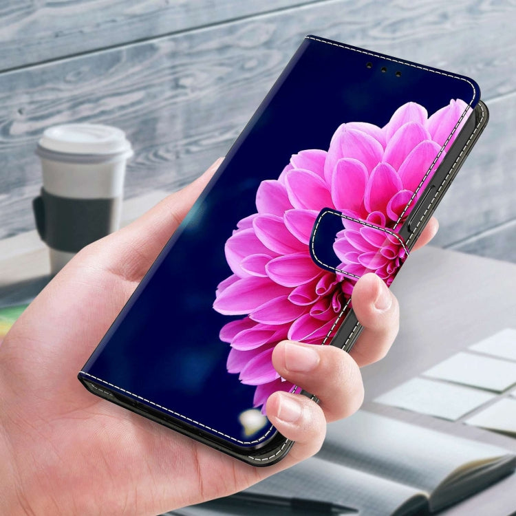 For Xiaomi Redmi Note 12 Pro Global Crystal 3D Shockproof Protective Leather Phone Case(Pink Petals) - free shipping - PMC TechLife - Order now!