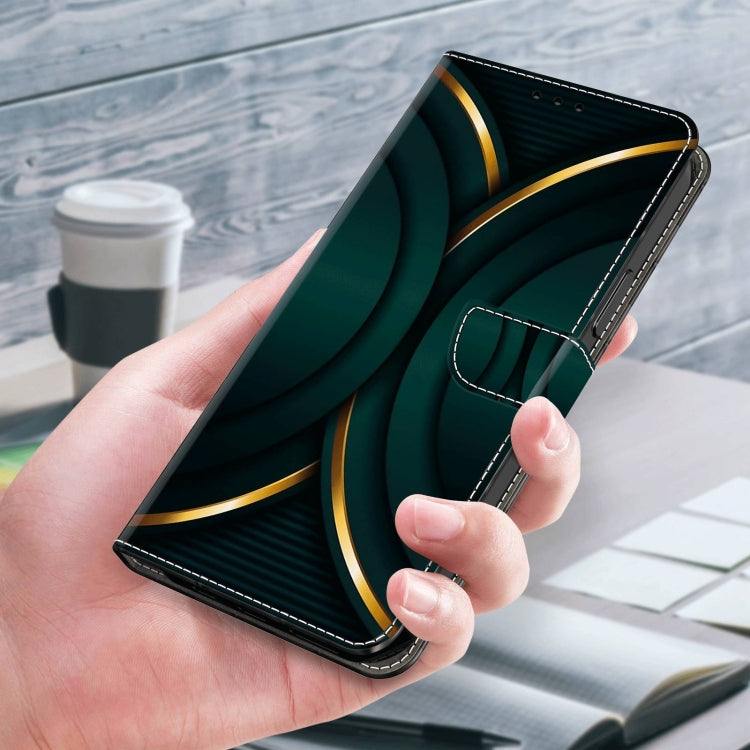 For Xiaomi Redmi Note 12 Pro Global Crystal 3D Shockproof Protective Leather Phone Case(Gold Outline) - free shipping - PMC TechLife - Order now!