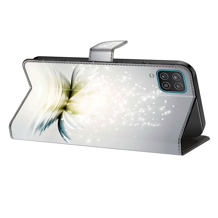 For Xiaomi Redmi Note 12 4G Crystal 3D Shockproof Protective Leather Phone Case(Light Lotus) - free shipping - PMC TechLife - Order now!