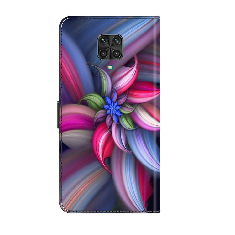 For Xiaomi Redmi Note 9 Pro Crystal 3D Shockproof Protective Leather Phone Case(Colorful Flower) - Xiaomi Cases by PMC Jewellery | Online Shopping South Africa | PMC Jewellery