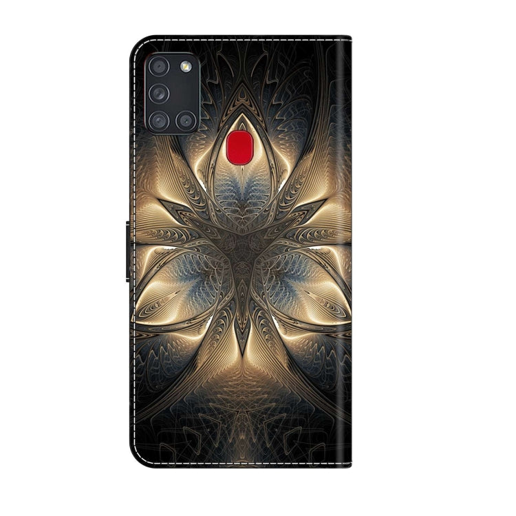 For Samsung Galaxy A21s Crystal 3D Shockproof Protective Leather Phone Case(Luminous Building) - free shipping - PMC TechLife - Order now!