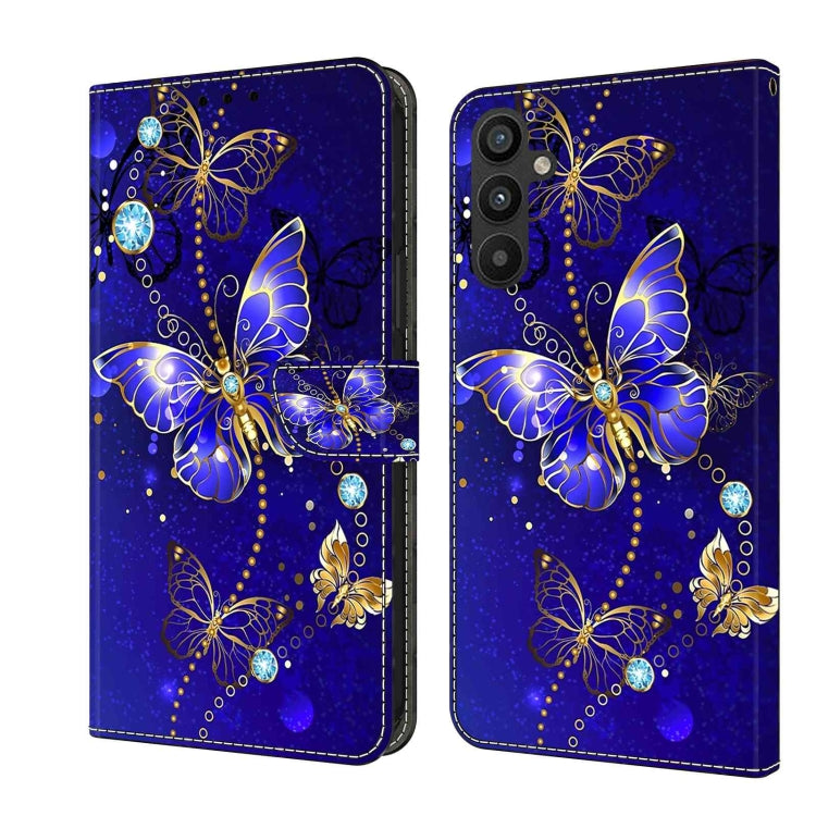 For Samsung Galaxy A34 5G Crystal 3D Shockproof Protective Leather Phone Case(Diamond Butterfly) - free shipping - PMC TechLife - Order now!