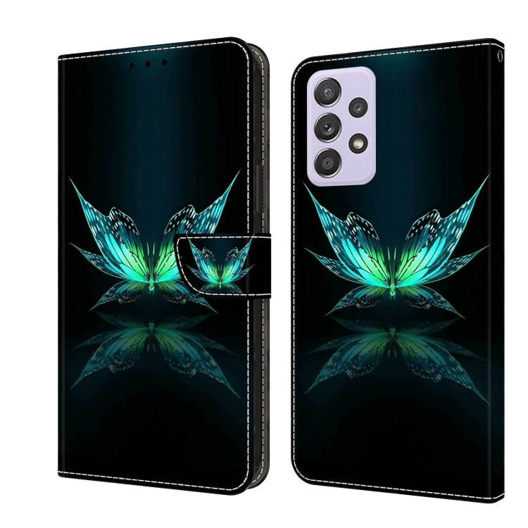 For Samsung Galaxy A53 Crystal 3D Shockproof Protective Leather Phone Case(Reflection Dutterfly) - free shipping - PMC TechLife - Order now!