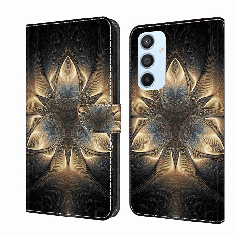 For Samsung Galaxy A54 5G Crystal 3D Shockproof Protective Leather Phone Case(Luminous Building) - free shipping - PMC TechLife - Order now!