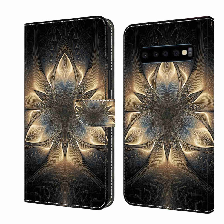For Samsung Galaxy S10 Crystal 3D Shockproof Protective Leather Phone Case(Luminous Building) - free shipping - PMC TechLife - Order now!