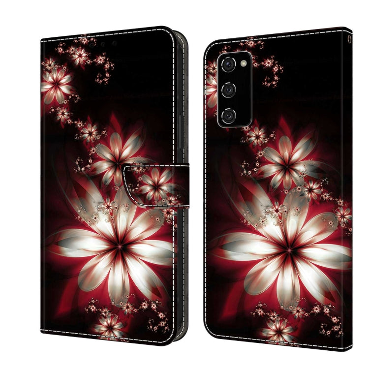 For Samsung Galaxy S20 FE Crystal 3D Shockproof Protective Leather Phone Case(Fantastic Flower) - free shipping - PMC TechLife - Order now!