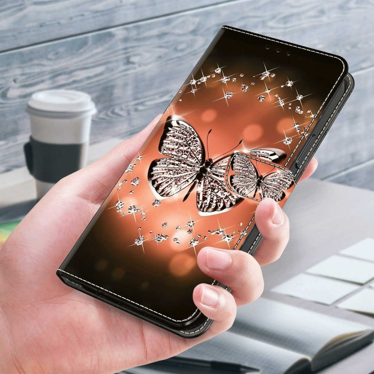 For Samsung Galaxy S20 FE Crystal 3D Shockproof Protective Leather Phone Case(Crystal Butterfly) - free shipping - PMC TechLife - Order now!