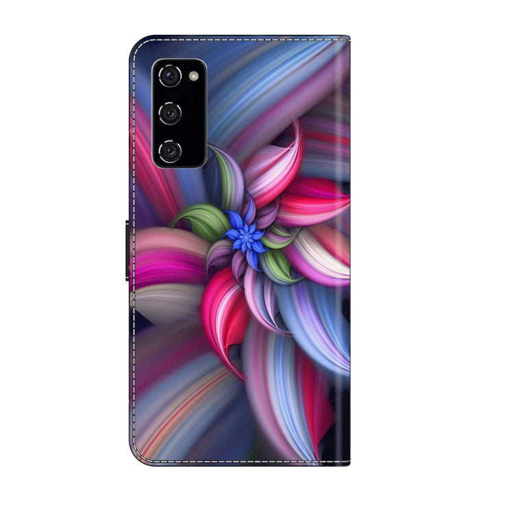 For Samsung Galaxy S20 FE Crystal 3D Shockproof Protective Leather Phone Case(Colorful Flower) - free shipping - PMC TechLife - Order now!