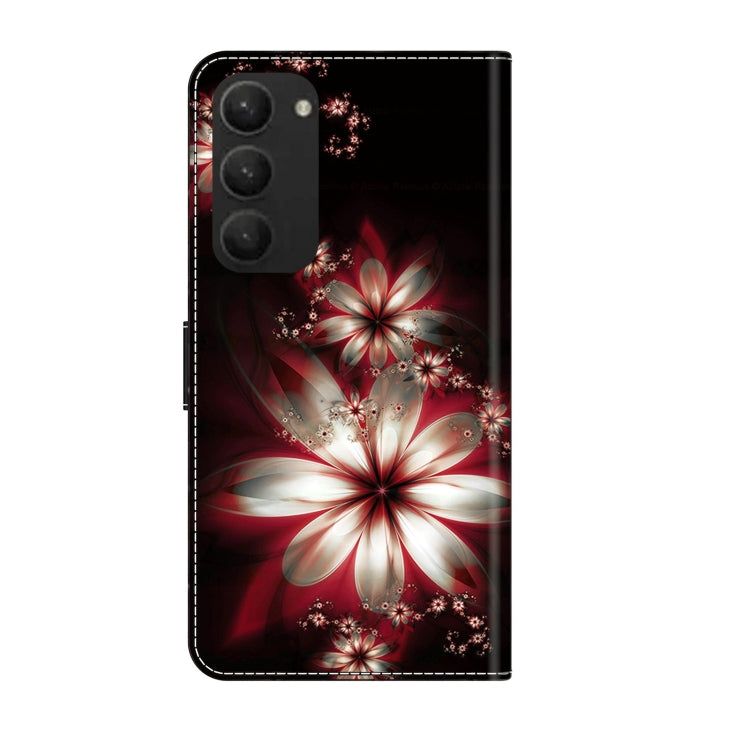 For Samsung Galaxy S23+ Crystal 3D Shockproof Protective Leather Phone Case(Fantastic Flower) - free shipping - PMC TechLife - Order now!