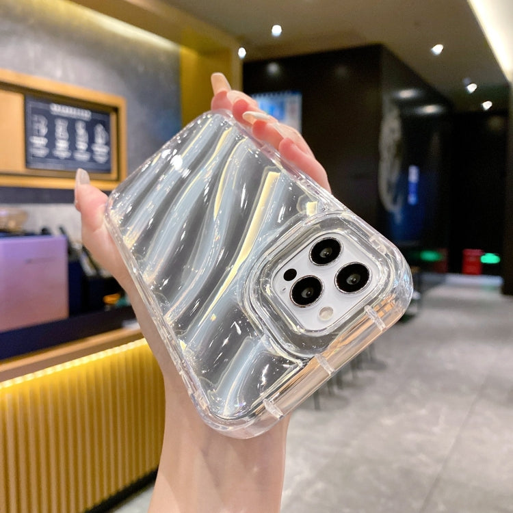 For iPhone 13 Pro Laser Sequin Waves TPU Phone Case(Transparent) - free shipping - PMC TechLife - Order now!