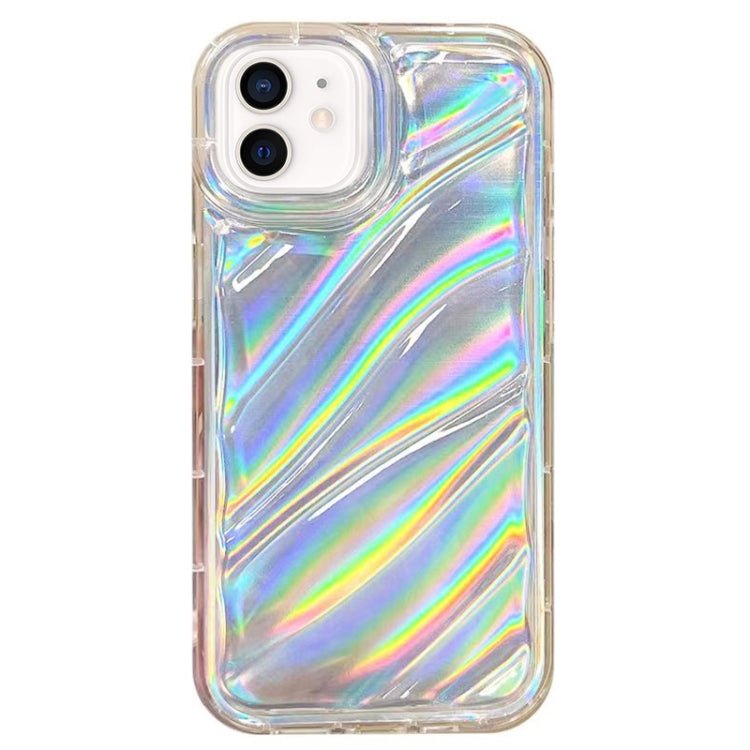 For iPhone 11 Laser Sequin Waves TPU Phone Case(Transparent) - free shipping - PMC TechLife - Order now!