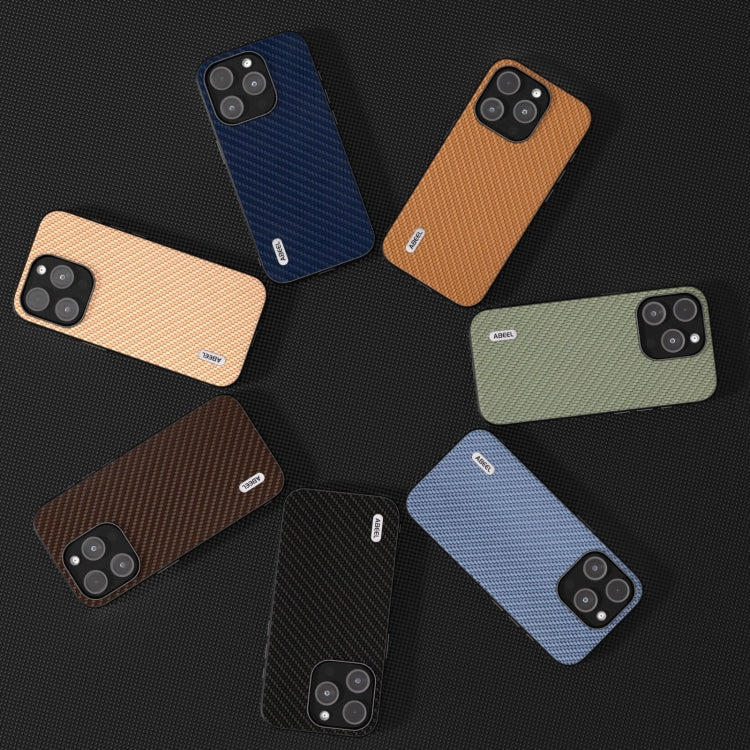 For iPhone 14 Plus ABEEL Carbon Fiber Texture Protective Phone Case(Dark Blue) - free shipping - PMC TechLife - Order now!