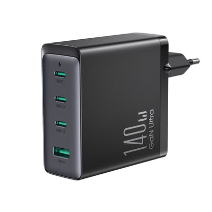 JOYROOM TCG05 GaN Ultra 4 in 1 140W Fast Charger with USB-C / Type-C Cable(EU Plug) - USB Charger by JOYROOM | Online Shopping South Africa | PMC Jewellery | Buy Now Pay Later Mobicred