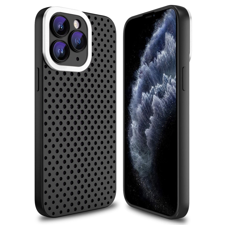 For iPhone 11 Pro Hollow Heat Dissipation TPU Phone Case(Black) - iPhone 11 Pro Cases by PMC Jewellery | Online Shopping South Africa | PMC Jewellery