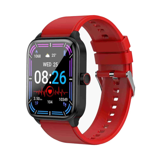 ET540 1.91 inch IP67 Waterproof Silicone Band Smart Watch, Support ECG / Non-invasive Blood Glucose Measurement(Red) - Smart Watches by PMC Jewellery | Online Shopping South Africa | PMC Jewellery