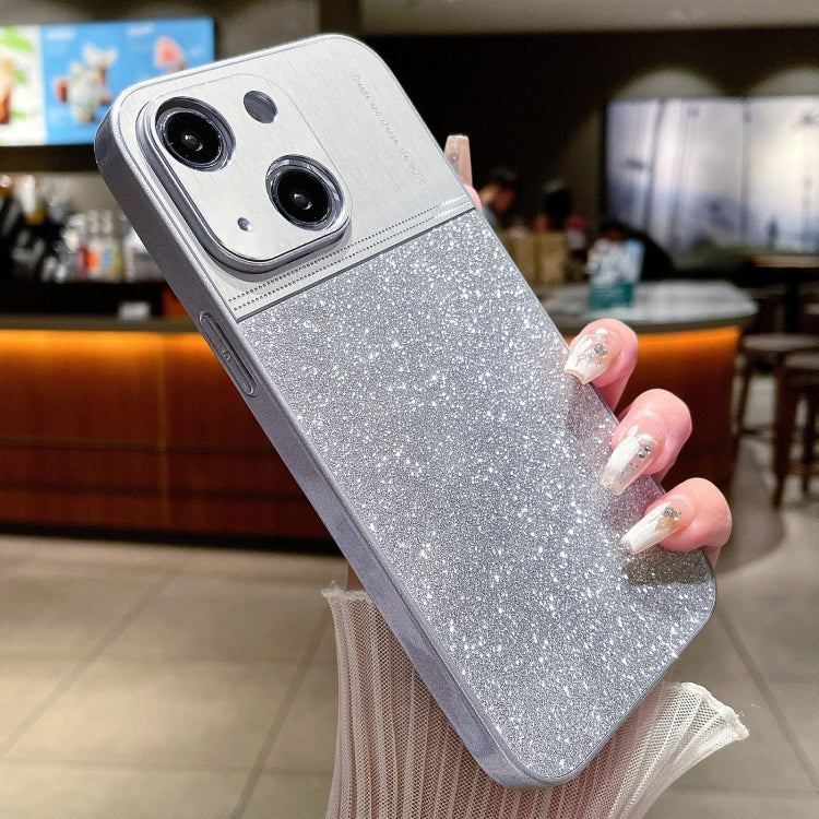 For iPhone 13 Metallic Glitter Powder Shockproof Phone Case(Grey) - free shipping - PMC TechLife - Order now!
