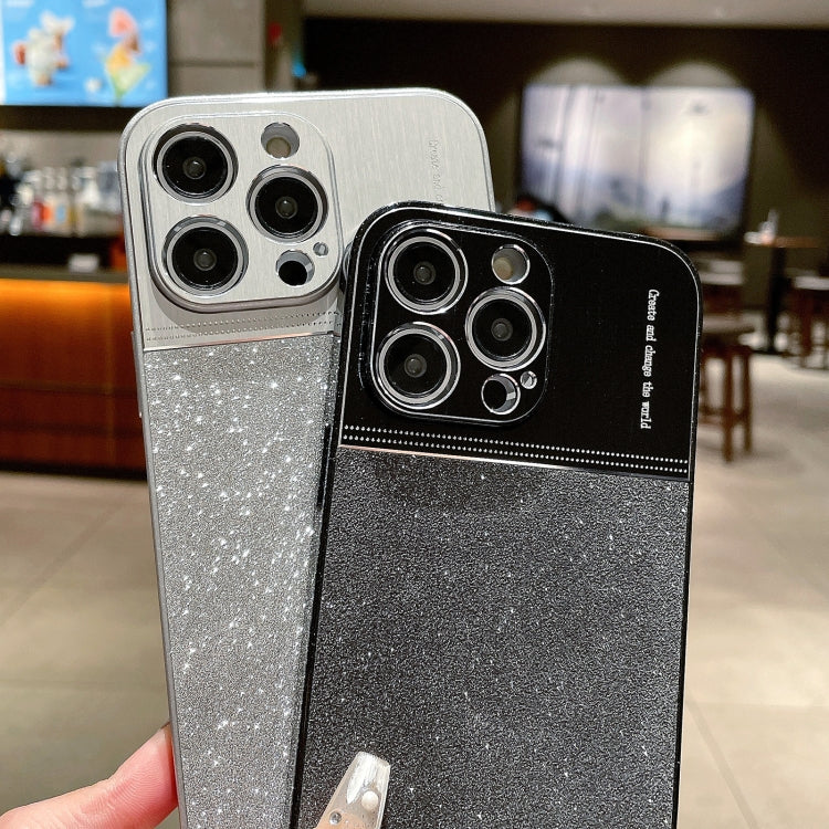 For iPhone 13 Pro Max Metallic Glitter Powder Shockproof Phone Case(Grey) - free shipping - PMC TechLife - Order now!