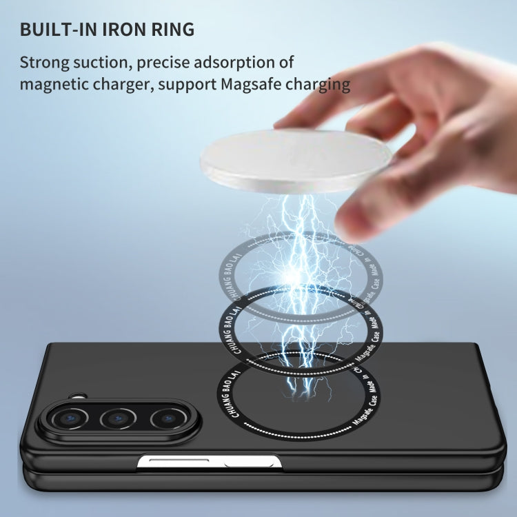 For Samsung Galaxy Z Fold5 Magsafe Magnetic Folding PC Phone Case(Black) - free shipping - PMC TechLife - Order now!