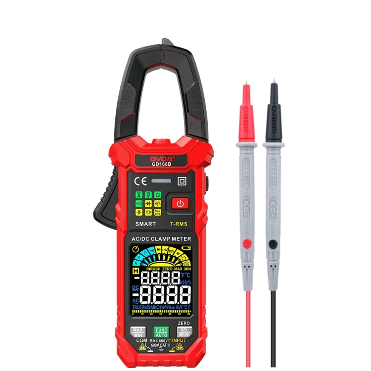 GVDA GD168B Digital Clamp Multimeter Supports DC - free shipping - PMC TechLife - Order now!