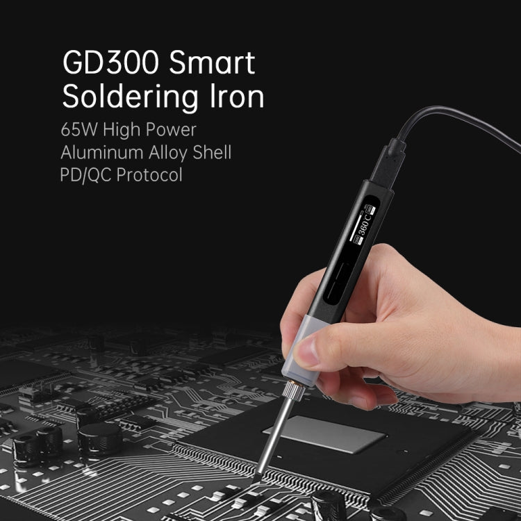GVDA GD300 Intelligent Internal Heating Digital Display Constant Temperature Maintenance Electric Soldering Iron - free shipping - PMC TechLife - Order now!
