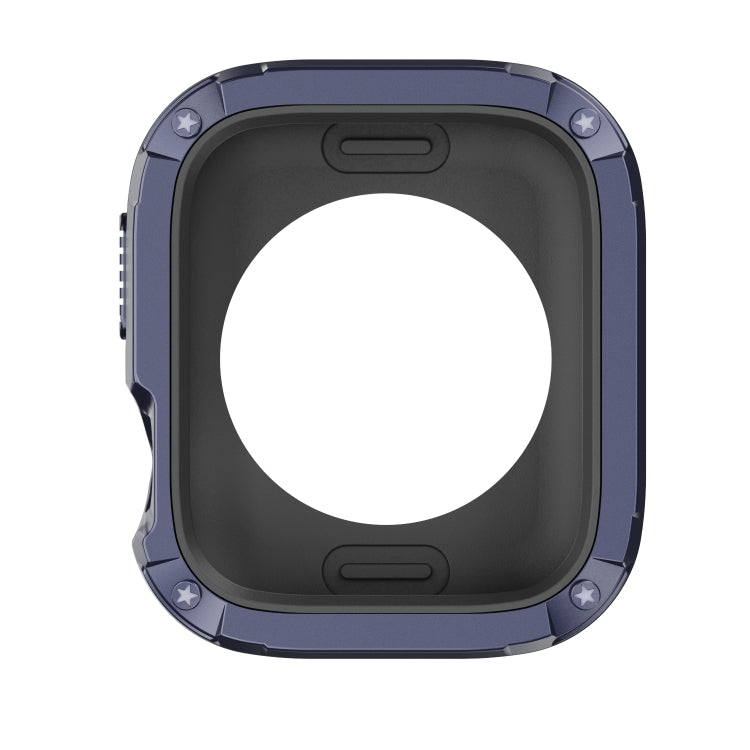 For Apple Watch Series 8 / 7 41mm 2-in-1 PC Hybrid TPU Armor Watch Case(Midnight Blue) - Watch Cases by PMC Jewellery | Online Shopping South Africa | PMC Jewellery