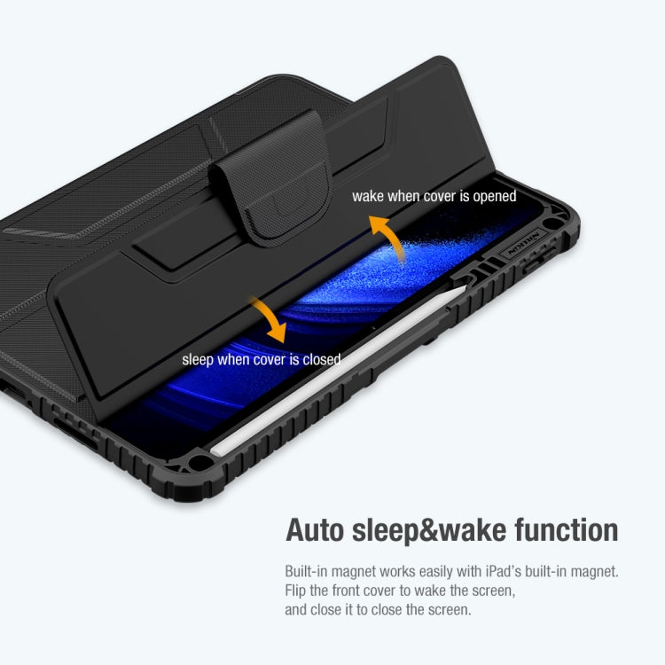 For Xiaomi Pad 6 / Pad 6 Pro NILLKIN Bumper Pro Camshield Tablet Leather Case(Blue) -  by NILLKIN | Online Shopping South Africa | PMC TechLife